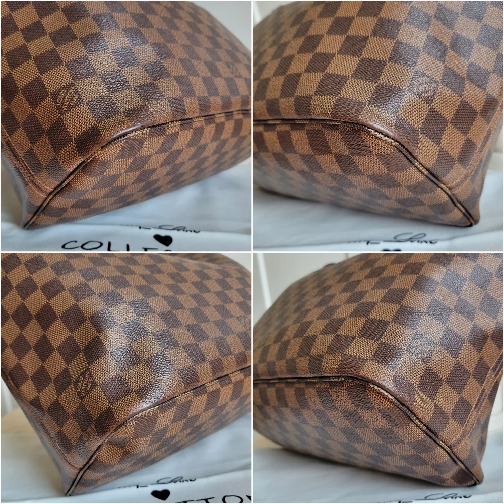 💕Louis Vuitton Tote Bag Neverfull MM Damier Ebene "ROSE Ballerine Interior" - Picture 16 of 17